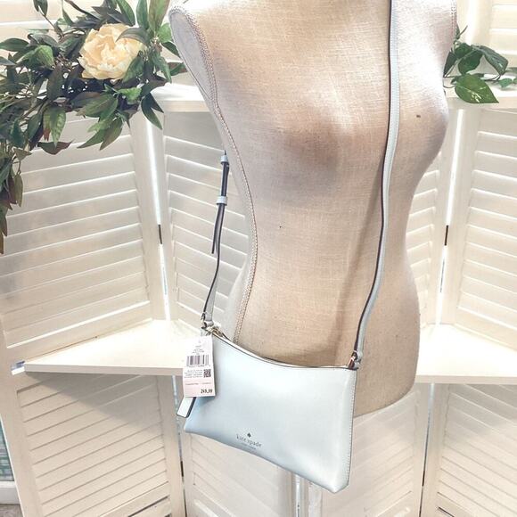 KATE SPADE SADIE LIGHT BLUE CROSS BODY - Picture 2 of 5